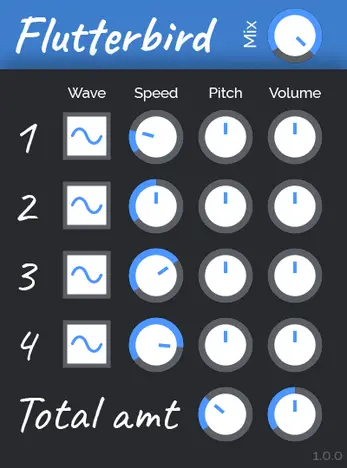 Tesselode releases free pitch plugin Flutterbird