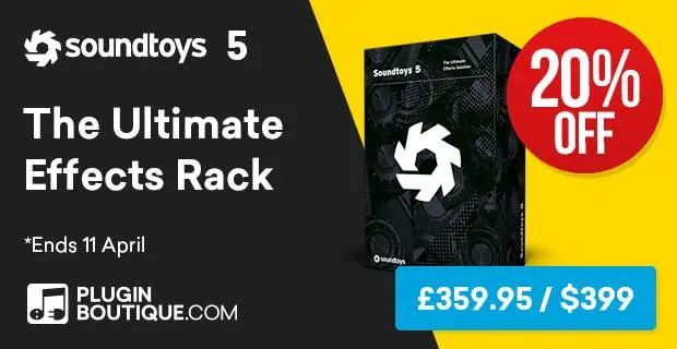 Soundtoys 5 Plugin Bundle Sale