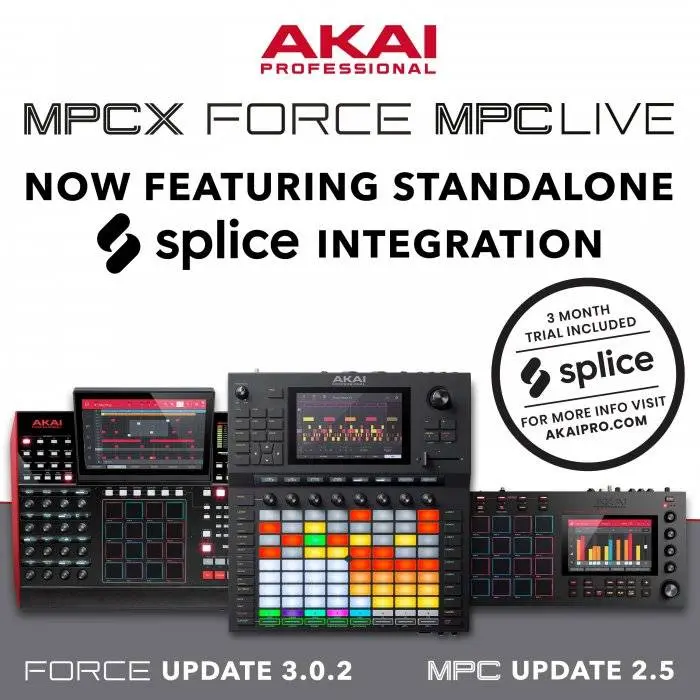Splice Sounds announced Akai Professional integration
