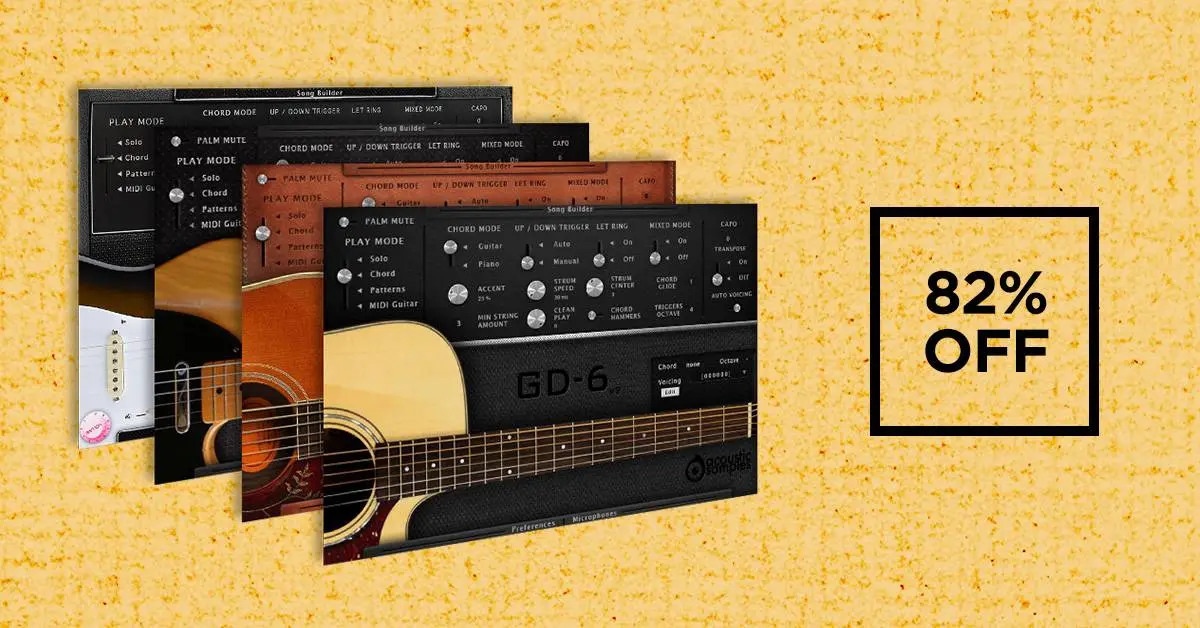 Deal: The Acoustic Samples Guitar Bundle 82% off