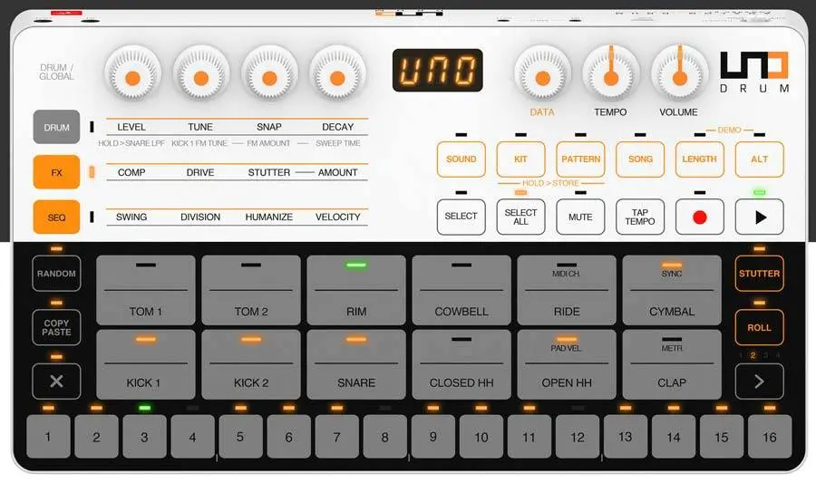 IK announced UNO Drum