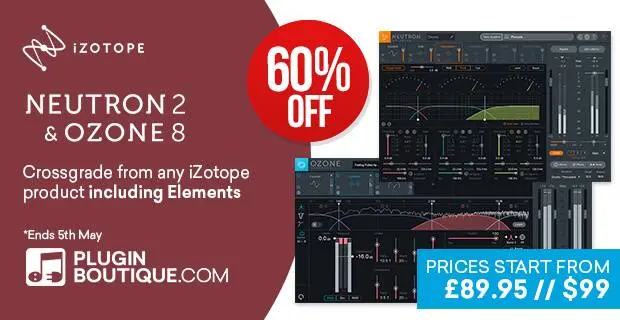iZotope Mixing & Mastering Sale