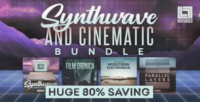 Featured image for “Loopmasters released Synthwave & Cinematic Bundle”