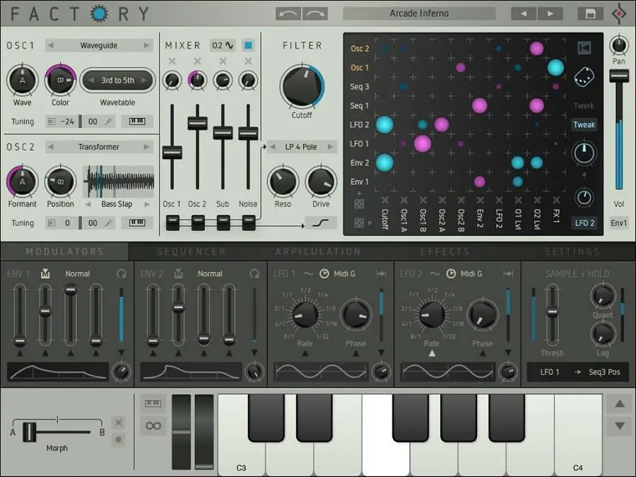 Sugar Bytes released Factory for iPad