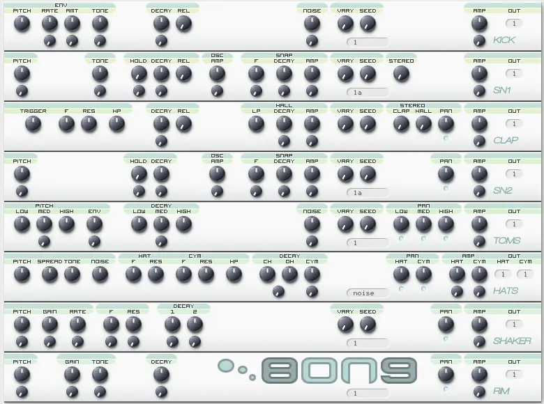 Percussion synthesizer for free – Bong by Xoxos