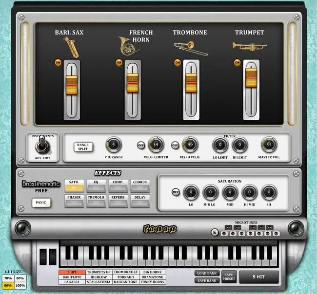 Fanan Team releases free Brass plugin Brassinematic