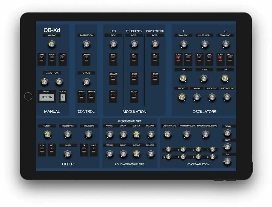 discoDSP released OB Xd