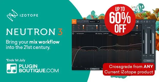 iZotope Neutron 3 Introductory Sale