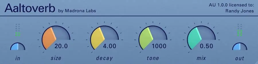 Madrona Labs released Aaltoverb