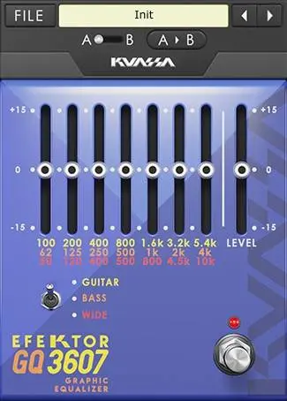 Kuassa releases free graphic equalizer plugin GQ3607