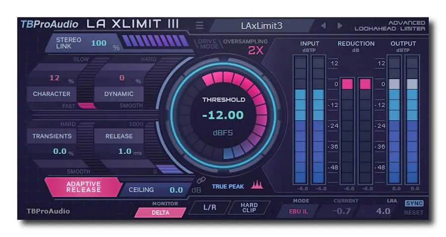 TBProAudio released LA xLimit III