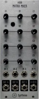 AI Synthesis released AI008 Eurorack Matrix Mixer