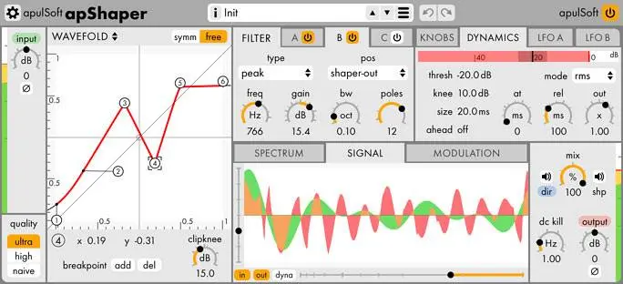 apulSoft released apShaper