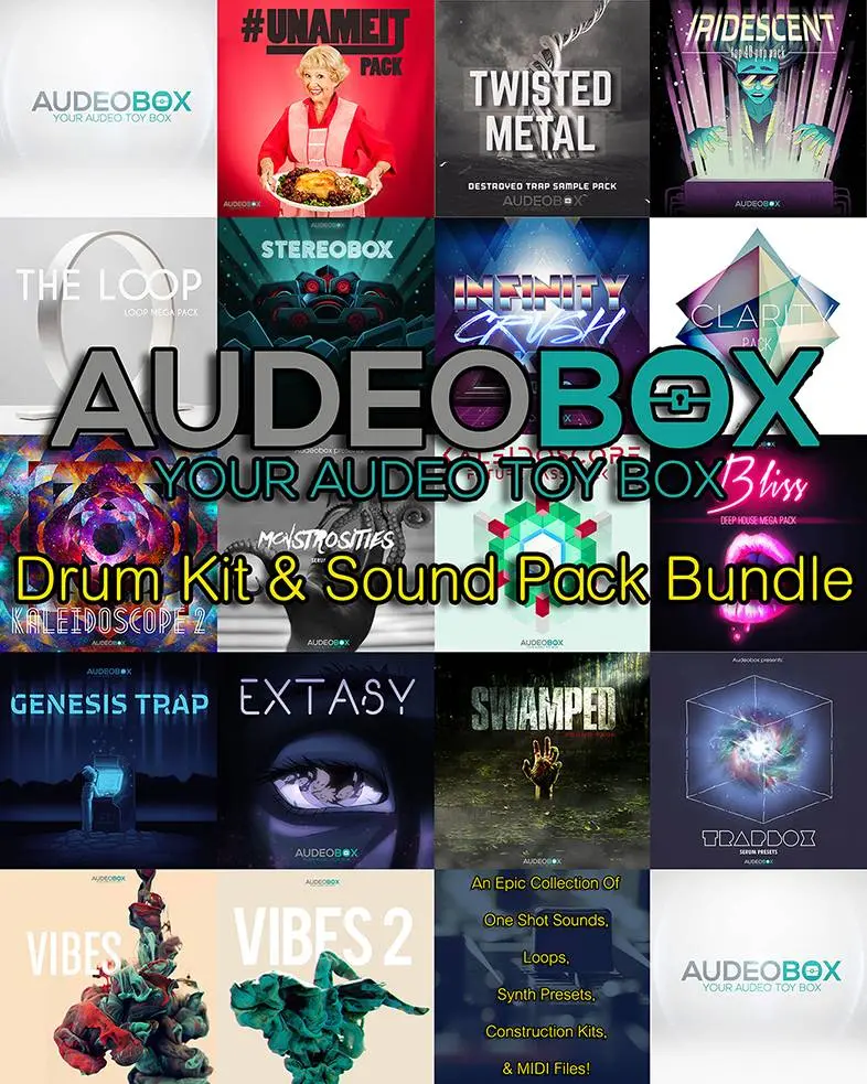 Deal: Drum Kit And Sound Pack Bundle by Audeobox 93% off
