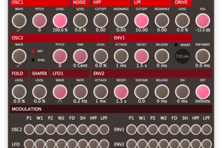 Featured image for “ModSynthMono – Free monophonic synth by D10Labo”