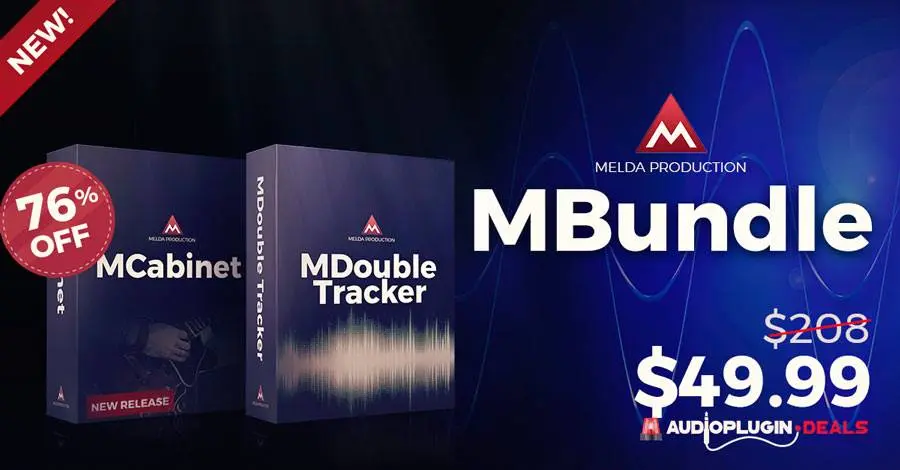 Deal: MBundle by MeldaProduction 76% OFF