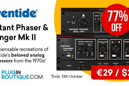 Featured image for “Eventide Instant Flanger Mk II and Instant Phaser Mk II Flash Sale”