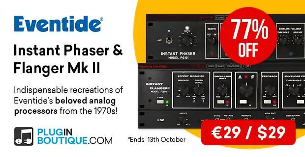 Eventide Instant Flanger Mk II and Instant Phaser Mk II Flash Sale