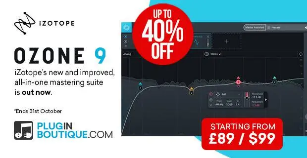 iZotope Ozone 9 Introductory Sale