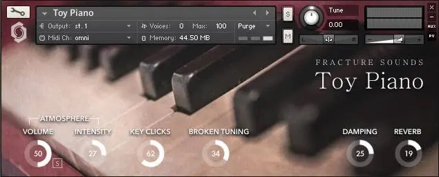 Fracture Sounds released Toy Piano