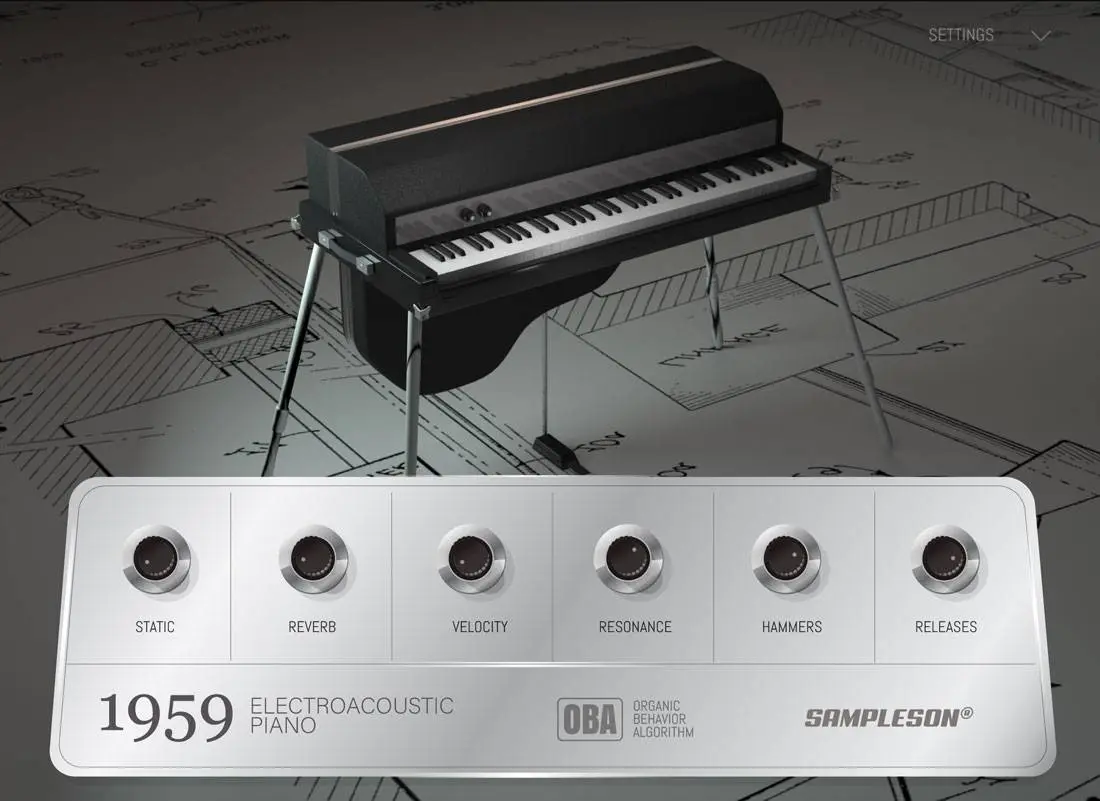 Sampleson released 1959 (Electro Acoustic Piano)