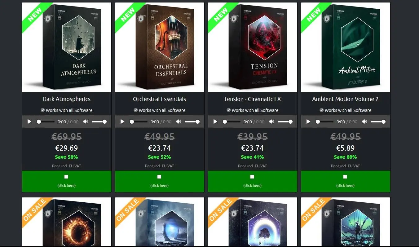 Black Friday Cinematic Deals by Ghosthack