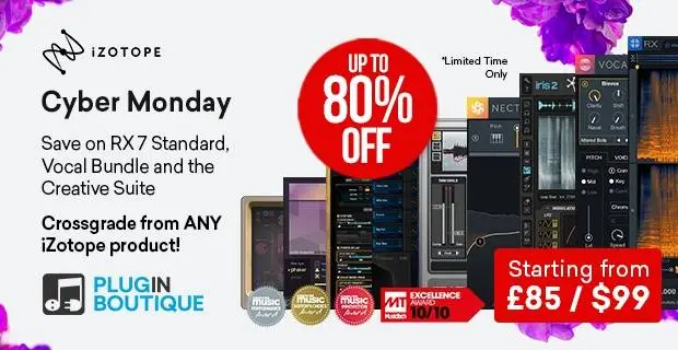 iZotope Cyber Monday Sale
