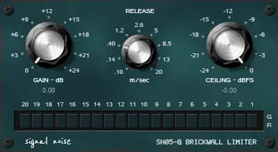 Featured image for “Sender Spike releases SN05-G Brickwall Limiter for free”