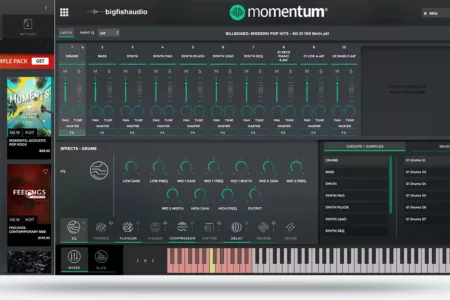 Featured image for “Free Sampling plugin Momentum by Big Fish Audio”