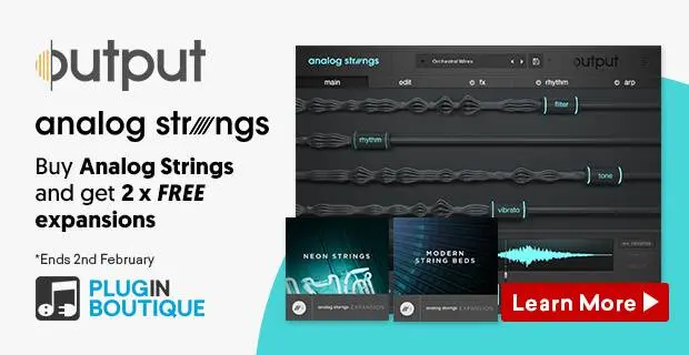 Output ANALOG STRINGS + 2 x FREE Expansions