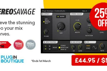 Featured image for “Plugin Boutique StereoSavage Sale”