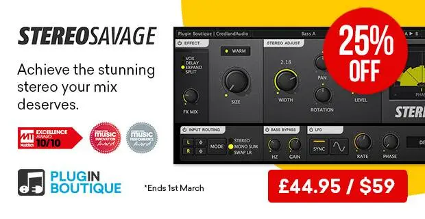 Plugin Boutique StereoSavage Sale