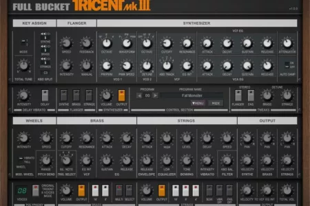 Featured image for “Trident mkl III – Free synthesizer plugin by Full Bucket Music”