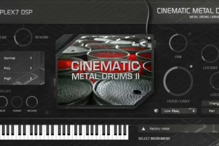 Featured image for “Eplex7 DSP released Cinematic Metal Drums 2”