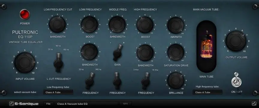 G Sonique released Pultronic EQ 110P – 64 bit