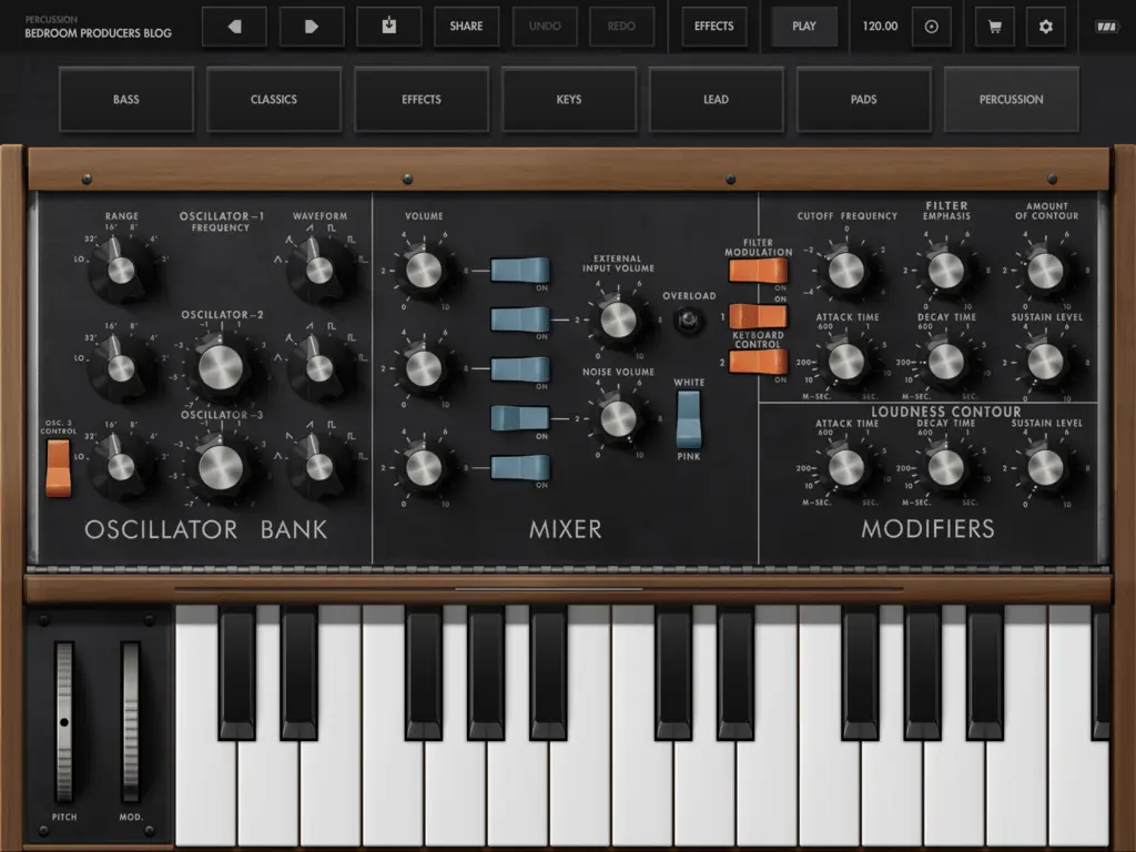 Moog releases Minimoog Model D app for free