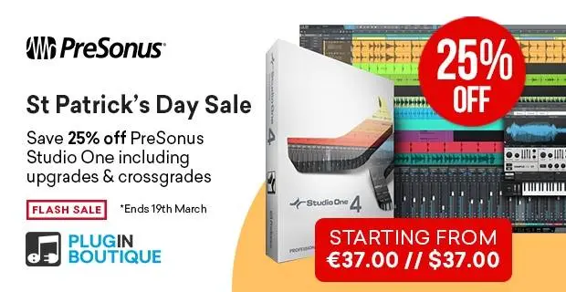 PreSonus Studio One Flash Sale