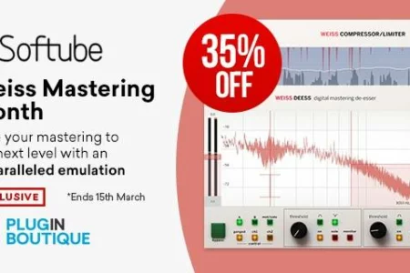 Featured image for “Softube Weiss Mastering Deal”