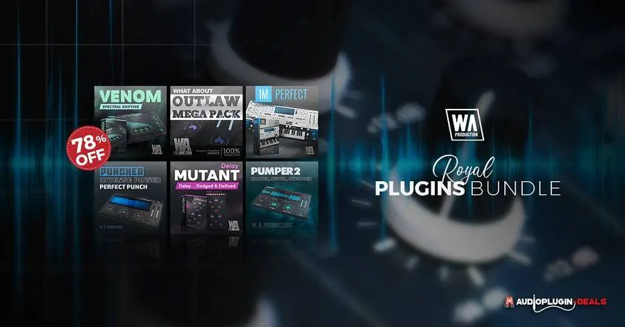 Deal: ROYAL PLUGINS BUNDLE BY WA PRODUCTION 78% OFF