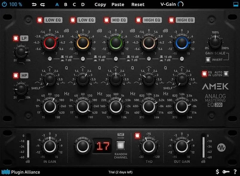 Plugin Alliance announces availability of AMEK EQ 200