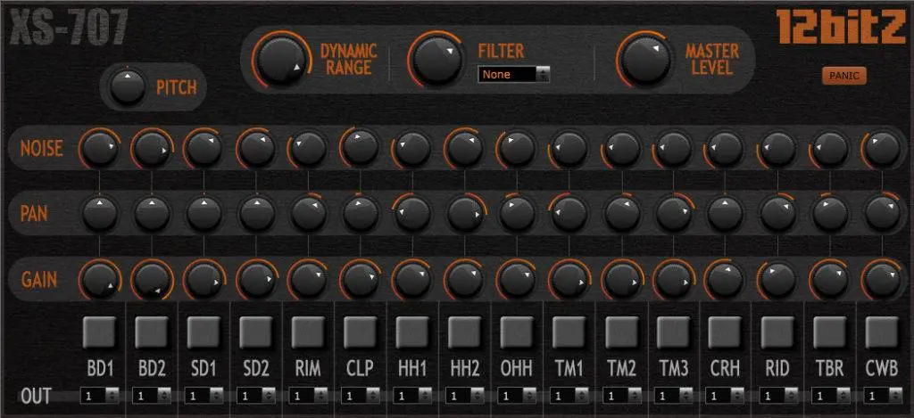 XS 707 rompler for free by 12bitz