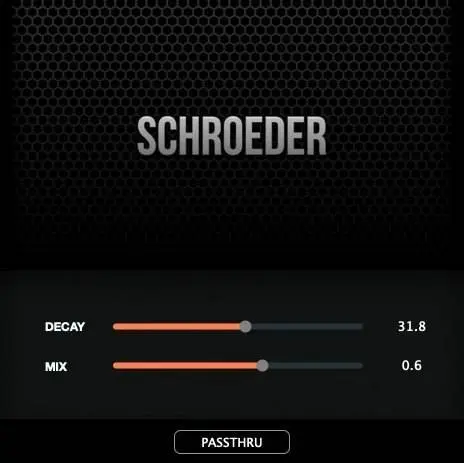 discoDSP releases Schroeder Reverb for free