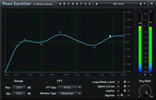 Moss Equalizer – Free equalizer plugin by Stone Voices