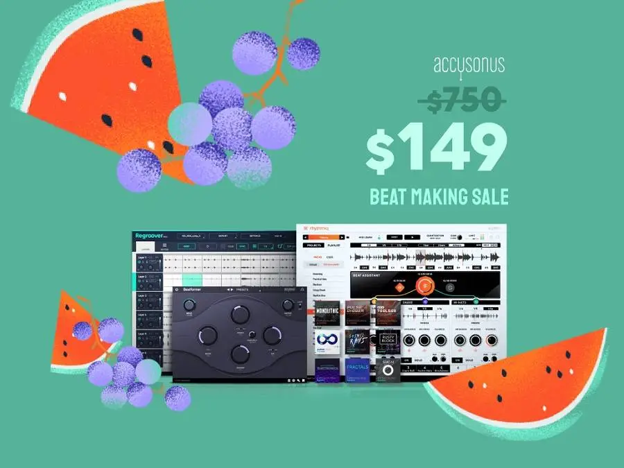 Accusonus announces a unique, time limited offer for beatmakers