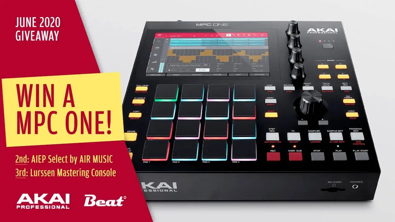 Win a MPC One now at the June giveaway by Beat Magazine