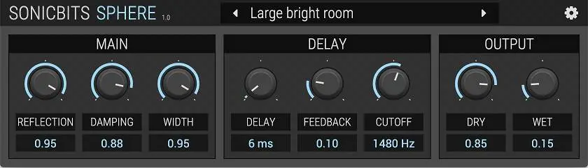 Sonicbits releases free reverb plugin Sphere