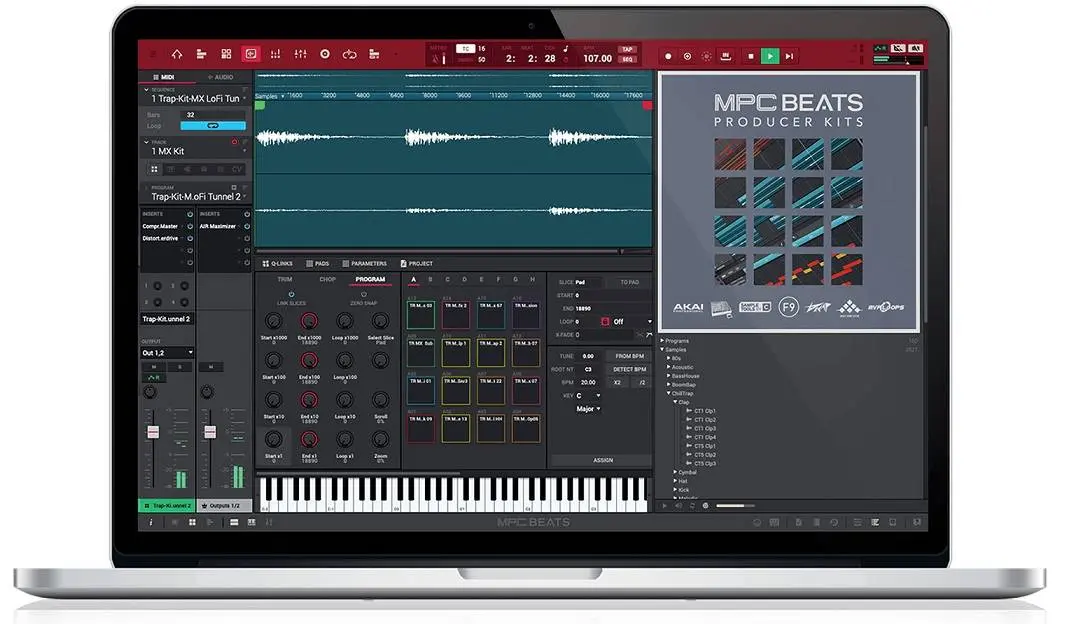 AKAI releases free beat making DAW MPC Beats