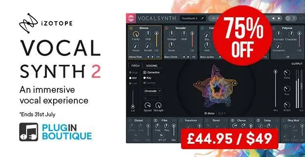 iZotope VocalSynth 2 Sale