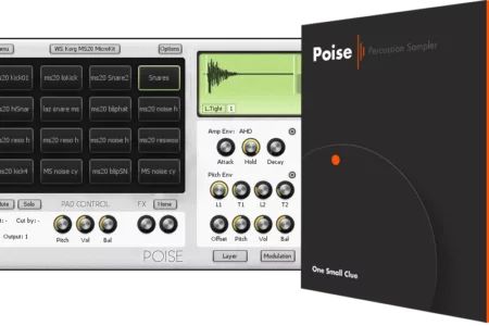Featured image for “One Small Clue releases percussion sampler Poise now for free”
