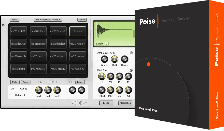 One Small Clue releases percussion sampler Poise now for free